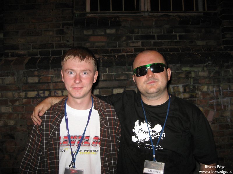 V-12 and Krzychu from Wiekszy Obciach band!