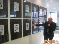 Sławomir Łosowski prezentuje w Szczecinie swoje rysunki